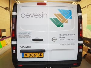 Cevesin autobelettering signing PD-Reklame