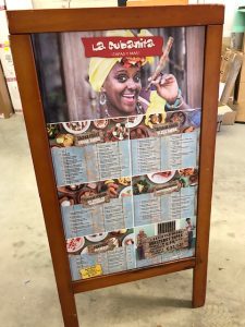 La cubanita bord signing PD-Reklame